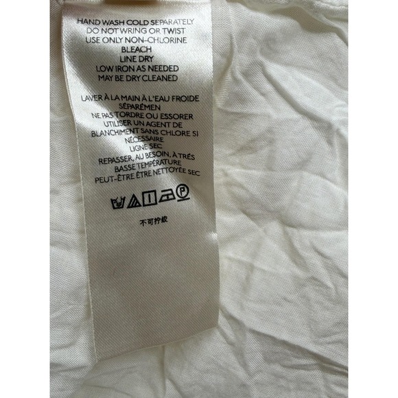 Anthropologie Dress Womens Medium Cream Viveka Mini Embroidered Bohemian Summer - Picture 8 of 11